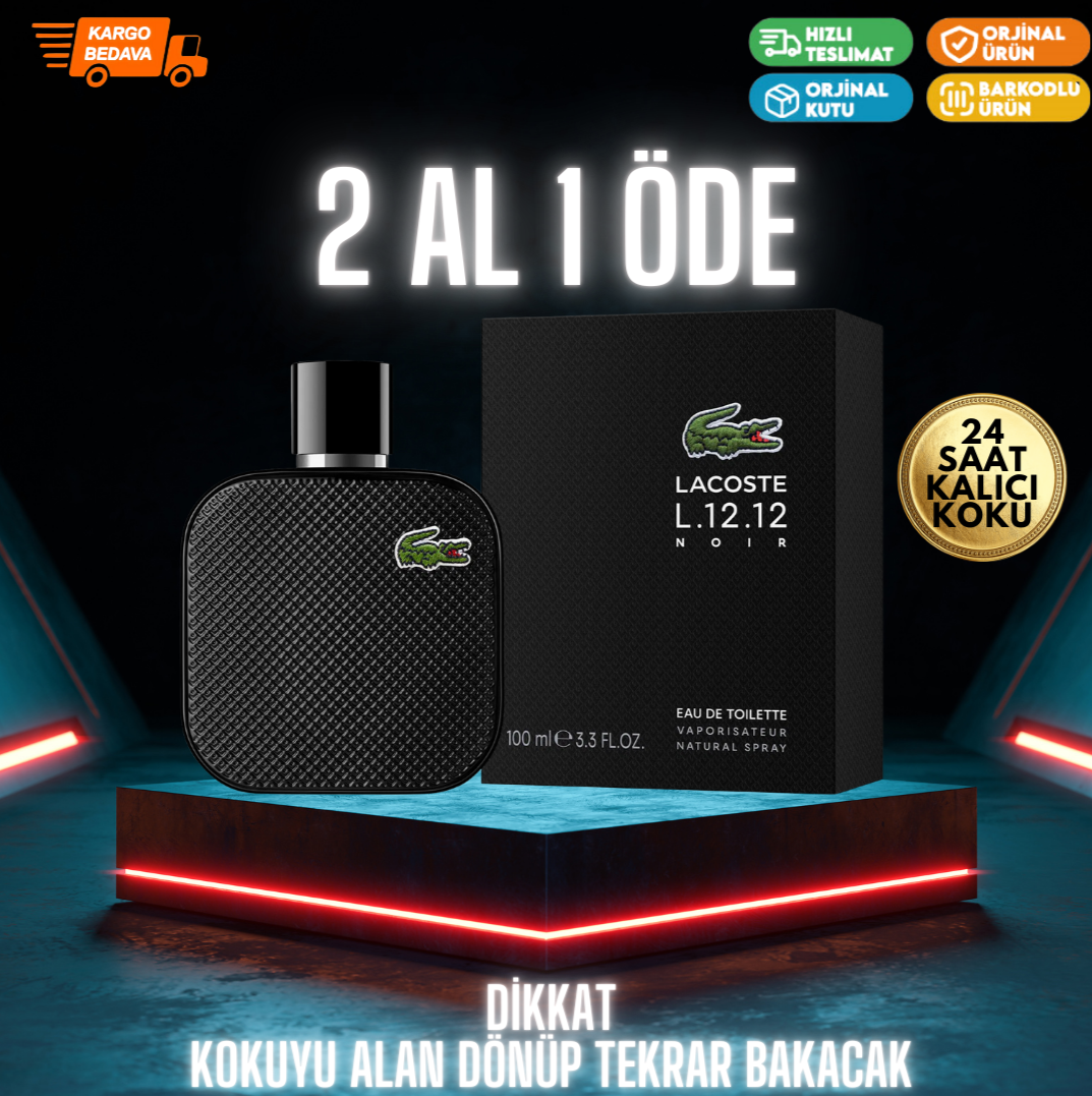 LACOSTE EAU DE L.12.12 NOİR - ERKEK