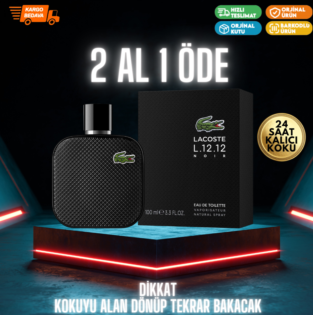 LACOSTE EAU DE L.12.12 NOİR   - ERKEK